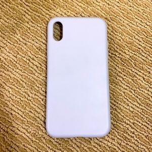 pastel blue silicon phone case IPhone XR